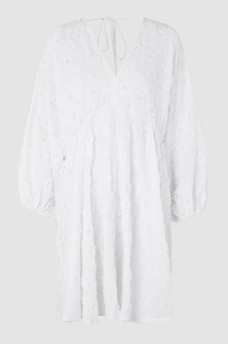 Second Female Taormina Dress - Bright-White