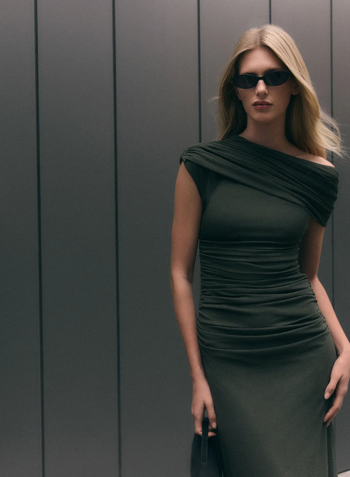 ESMAEE Pause Dress - Khaki