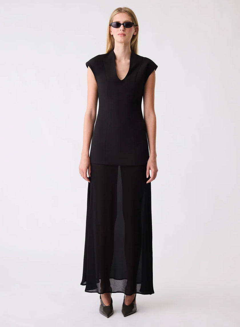 ESMAEE Upscale Evening Dress - Black