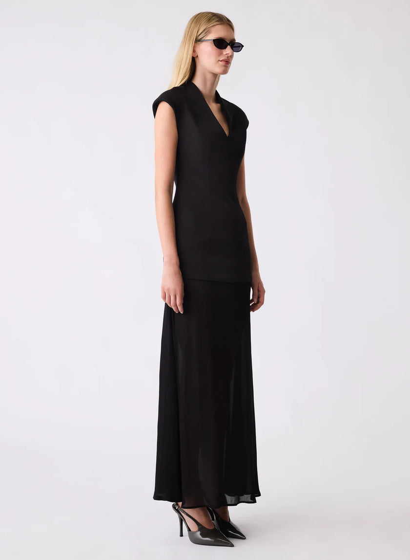 ESMAEE Upscale Evening Dress - Black