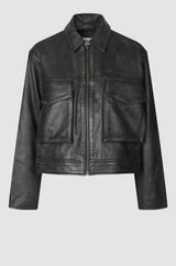 Second Female Lato Leather Jacket - Black