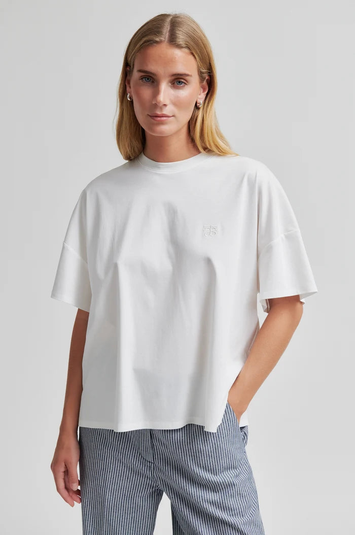 SECOND FEMALE - GHITA NEW TEE WHITE