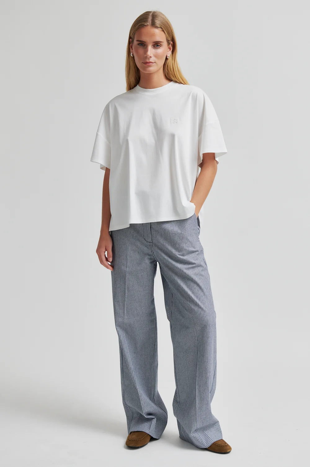 SECOND FEMALE - GHITA NEW TEE WHITE