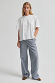 SECOND FEMALE - GHITA NEW TEE WHITE