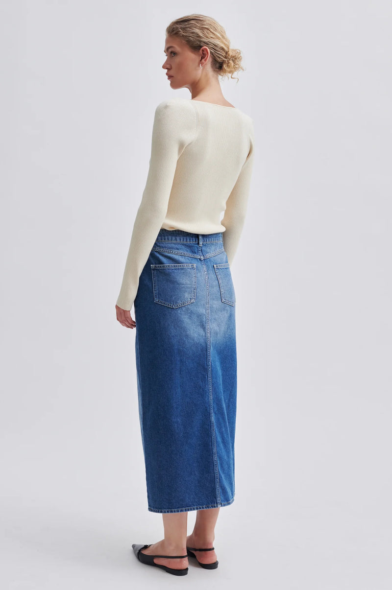 Second Female Kylie Skirt - Denim Blue