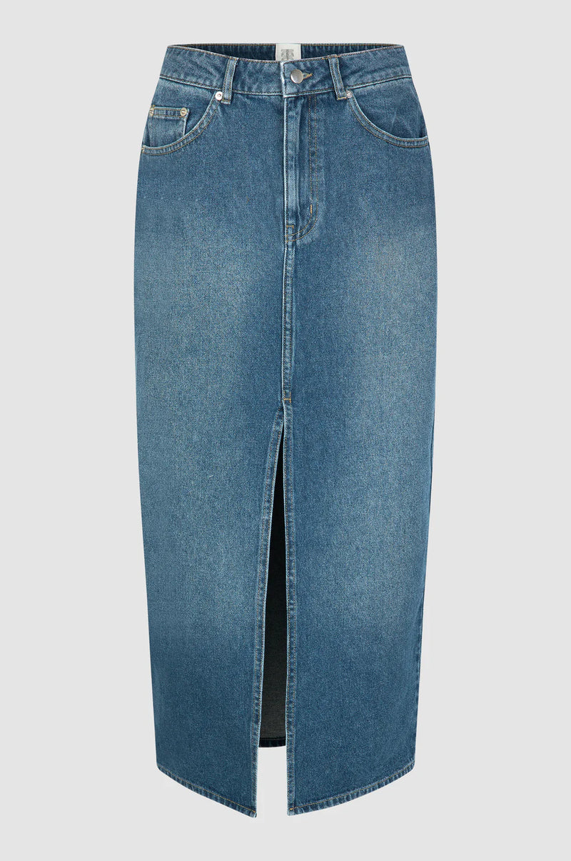 Second Female Kylie Skirt - Denim Blue