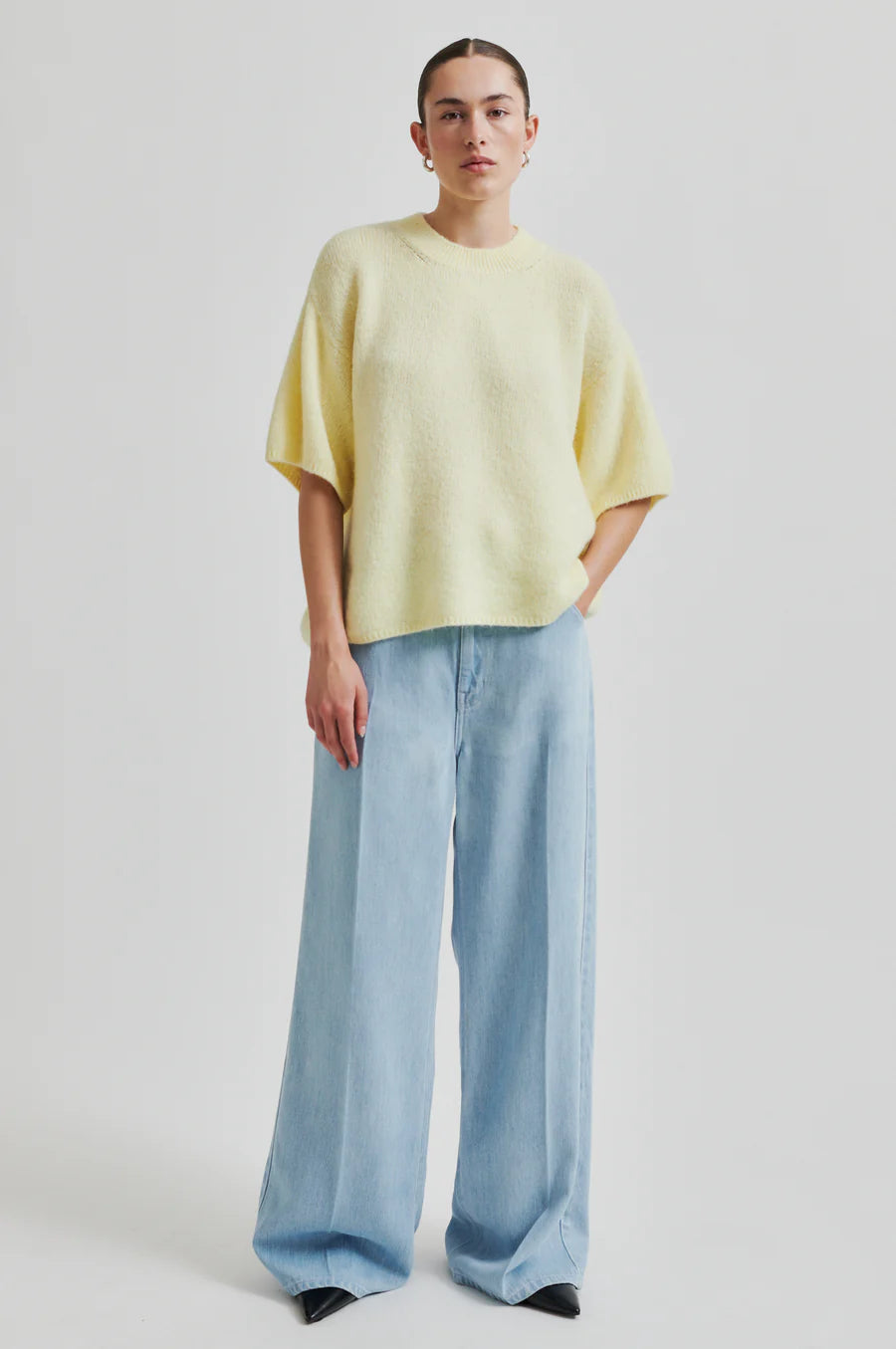 Second Female Wanda Knit O-Neck - Anise Flower