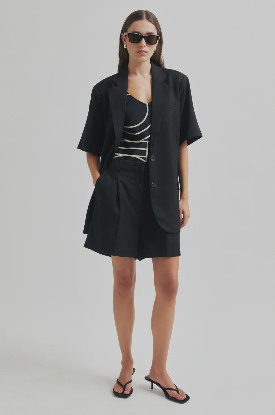 Second Female Sharo Short Sleeve Blazer