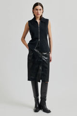 Second Female Queens Leather Skirt - Night Sky