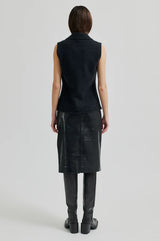 Second Female Queens Leather Skirt - Night Sky