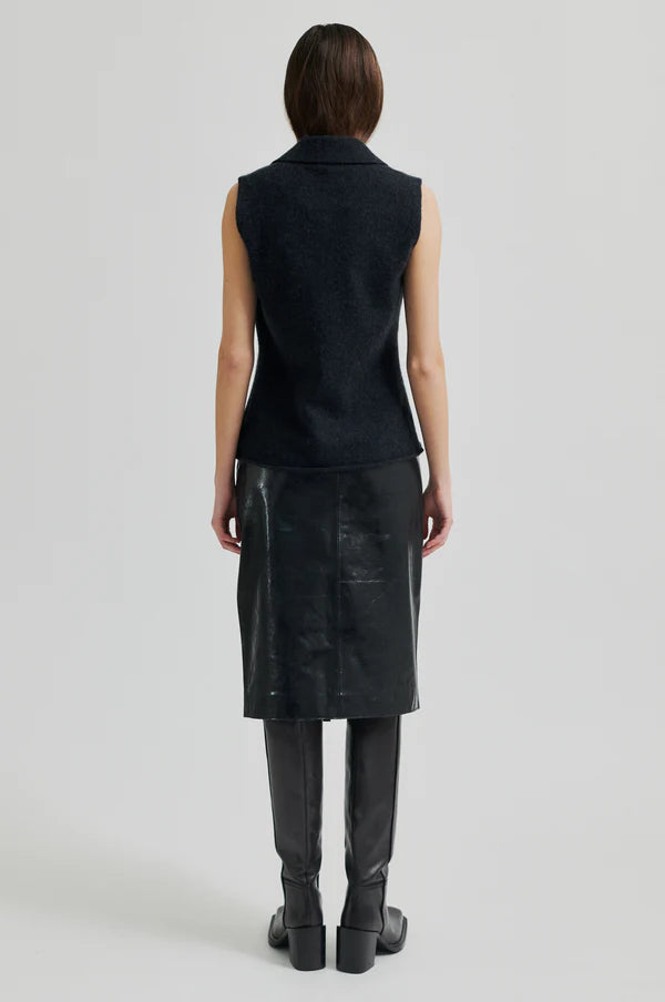 Second Female Queens Leather Skirt - Night Sky