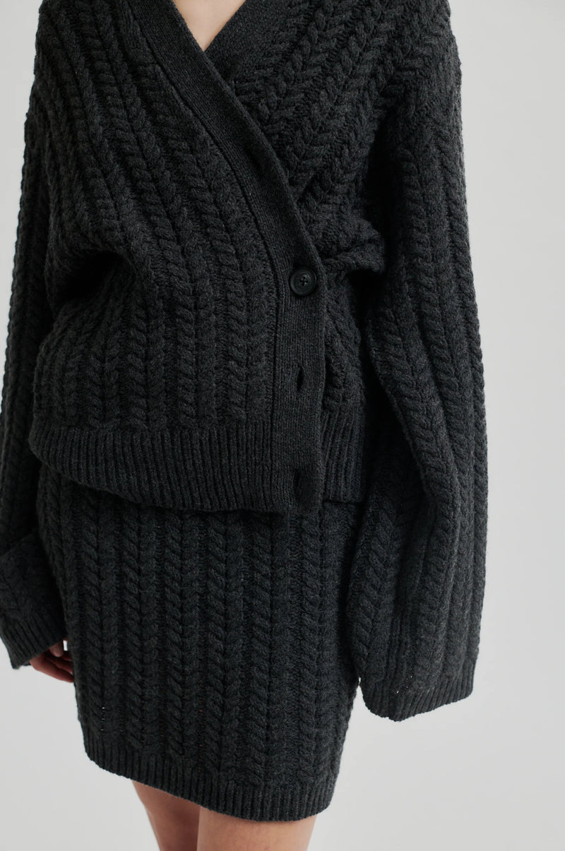Second Female Casabel Cable Knit Cardigan