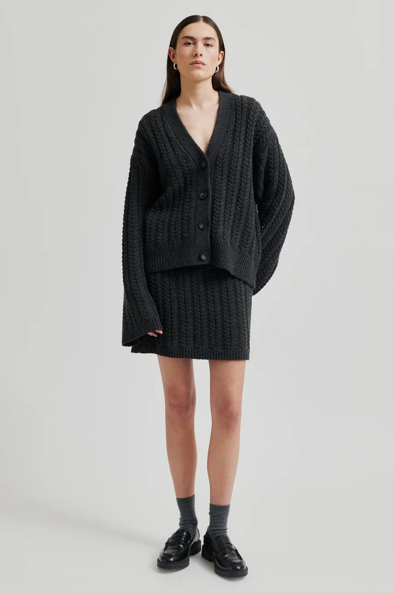 Second Female Casabel Cable Knit Cardigan