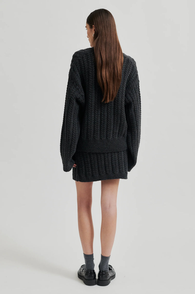 Second Female Casabel Cable Knit Cardigan
