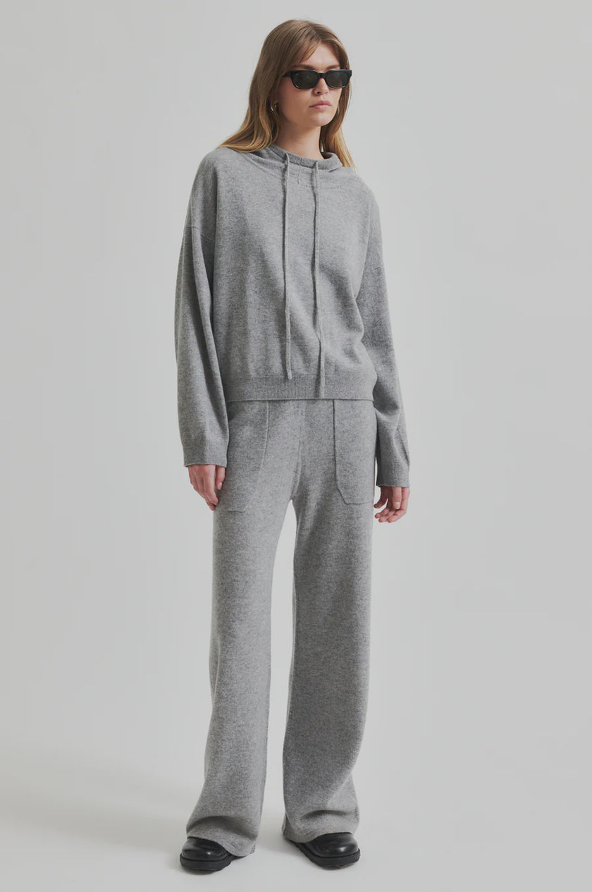 Second Female Lounge Knit Pant - Grey Melange