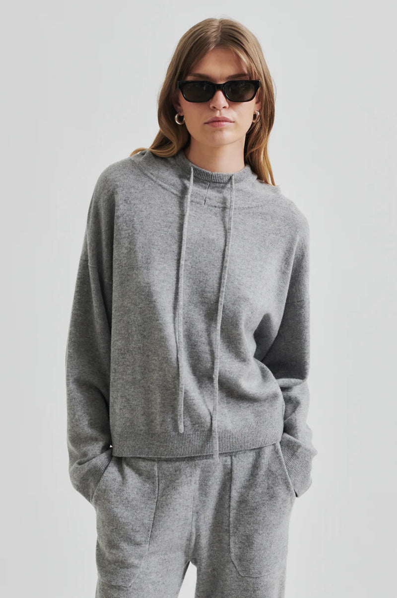 Second Female Lounge Knit Pant - Grey Melange