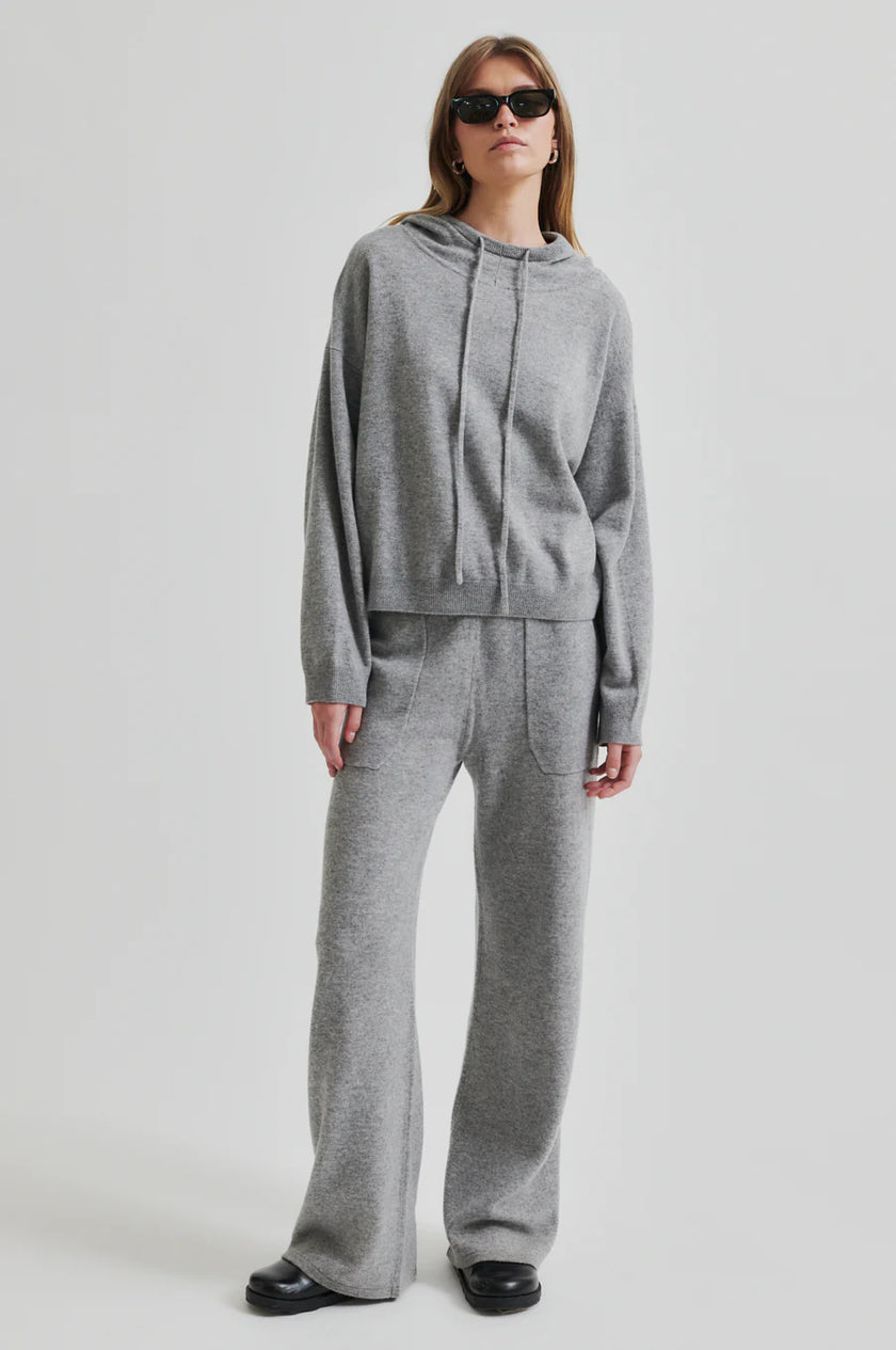 Second Female Lounge Knit Pant - Grey Melange
