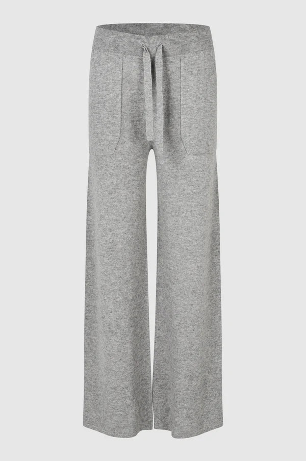 Second Female Lounge Knit Pant - Grey Melange