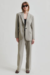 Second Female Evie Fitted Blazer - Elephant