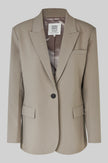 Second Female Evie Fitted Blazer - Elephant