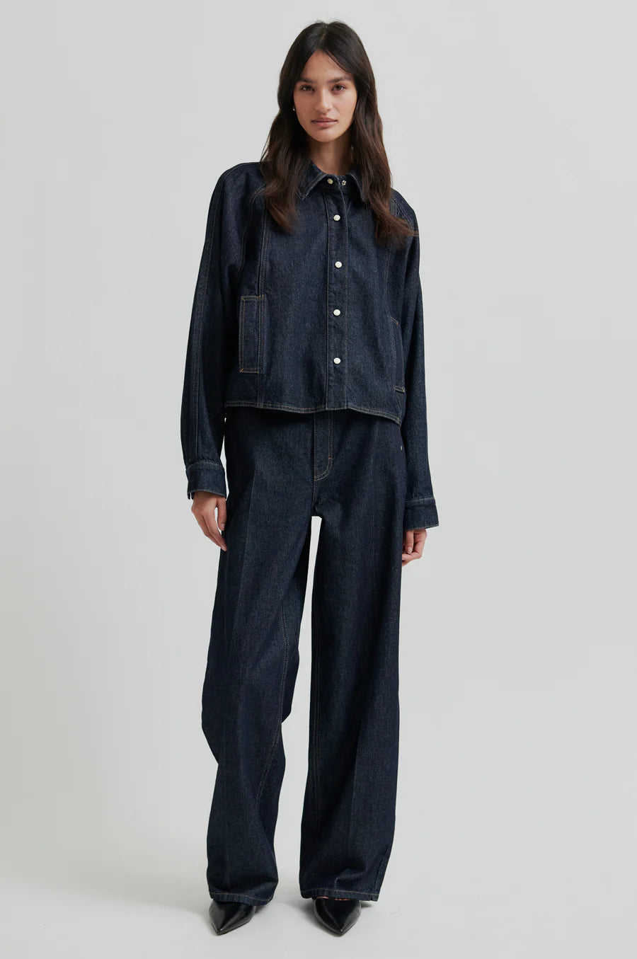 Second Female Columbus Denim Shirt