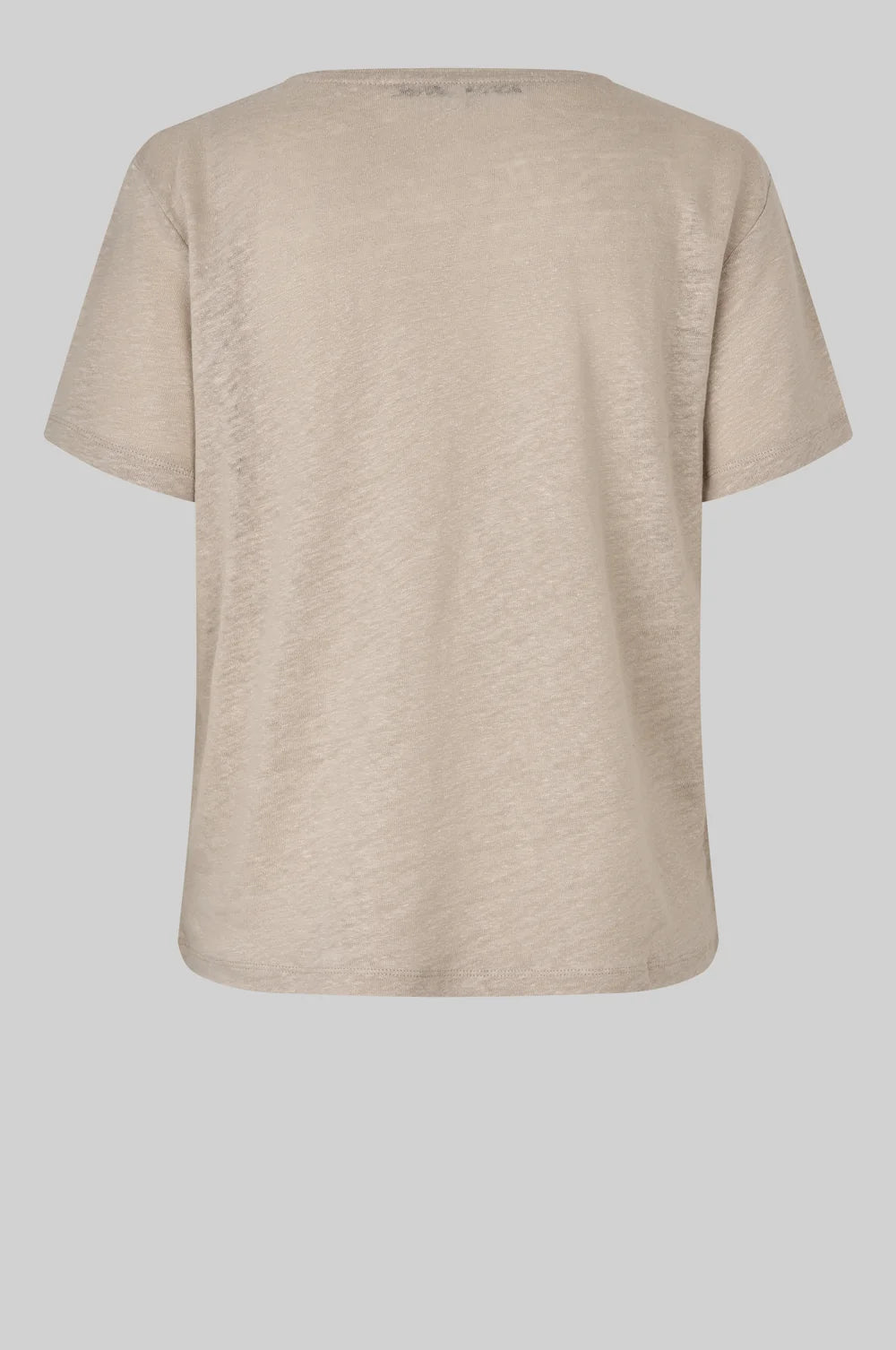 SECOND FEMALE - PEONY O-NECK NEW TEE TAUPE