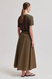 Second Female - Peony O-Neck New Tee - Canteen