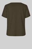Second Female - Peony O-Neck New Tee - Canteen