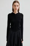 Second Female Callis Merino Hoodie - Black
