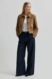 Second Female Noomi Suede Jacket - Silver Mink