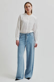 Second Female Irvine Tie Front Jean - Blue
