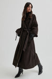Second Female Noomi Suede Trench - Chocolate Plum