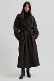 Second Female Noomi Suede Trench - Chocolate Plum