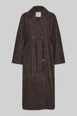 Second Female Noomi Suede Trench - Chocolate Plum