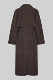 Second Female Noomi Suede Trench - Chocolate Plum