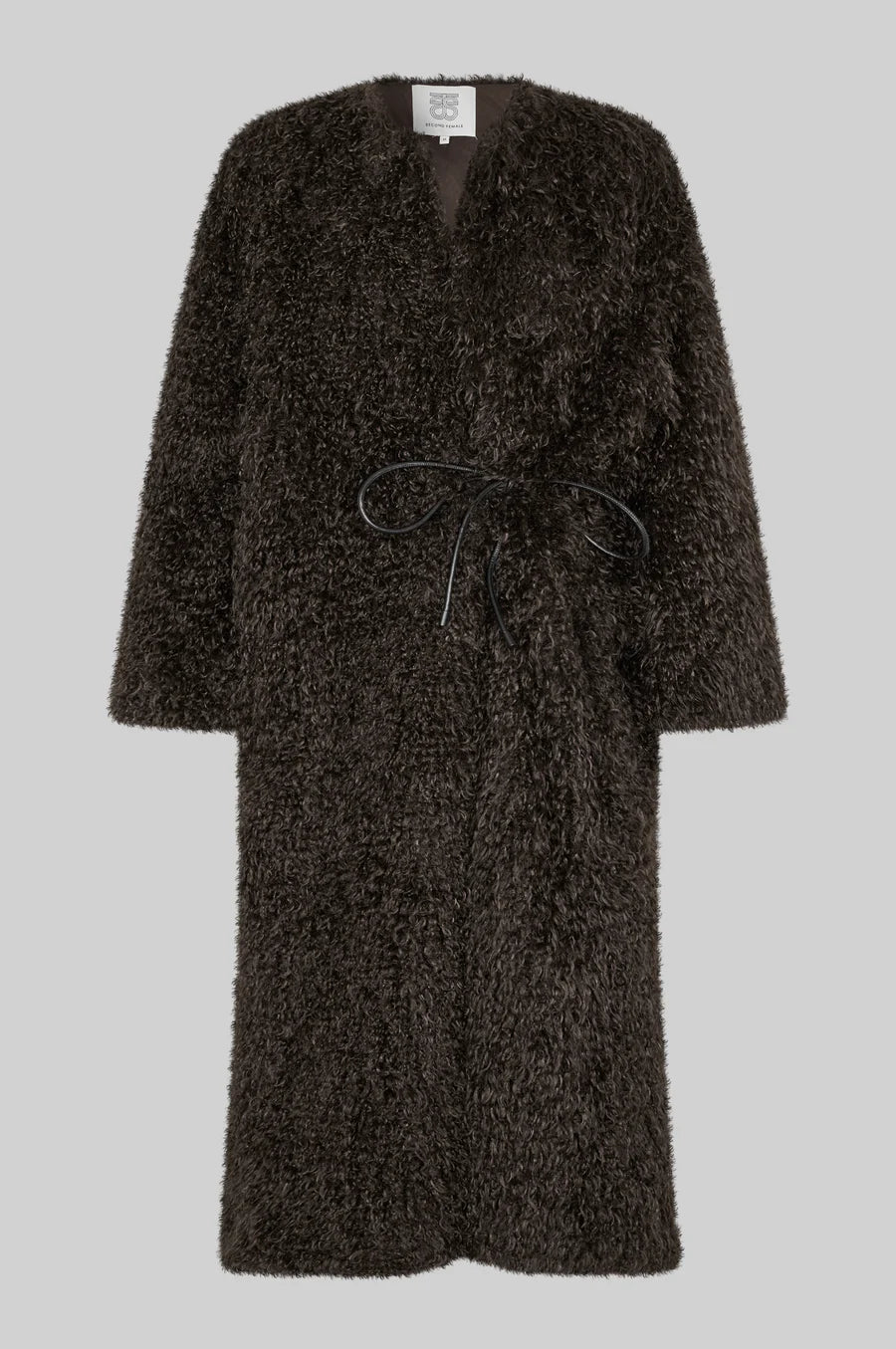 Second Female Ophie Fluffy Coat - Delicioso