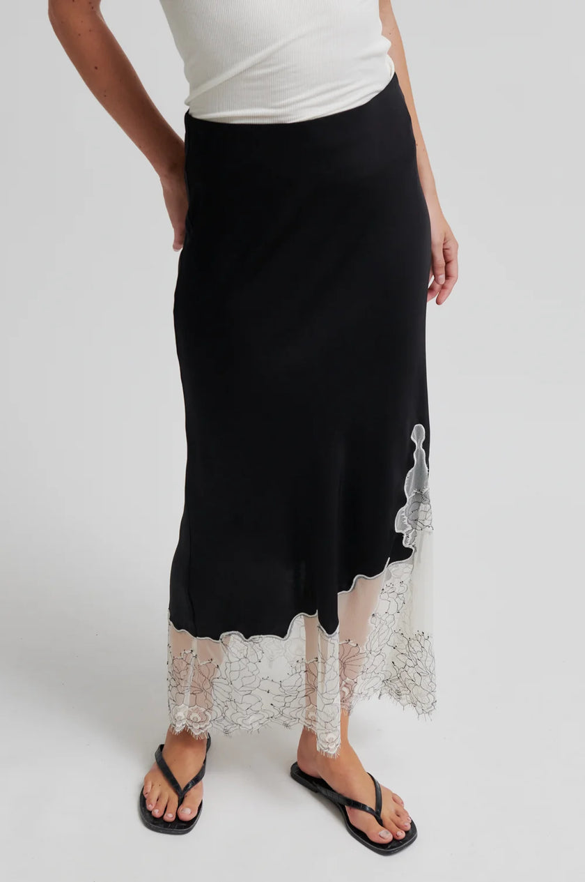SECOND FEMALE - WILA SKIRT BLACK