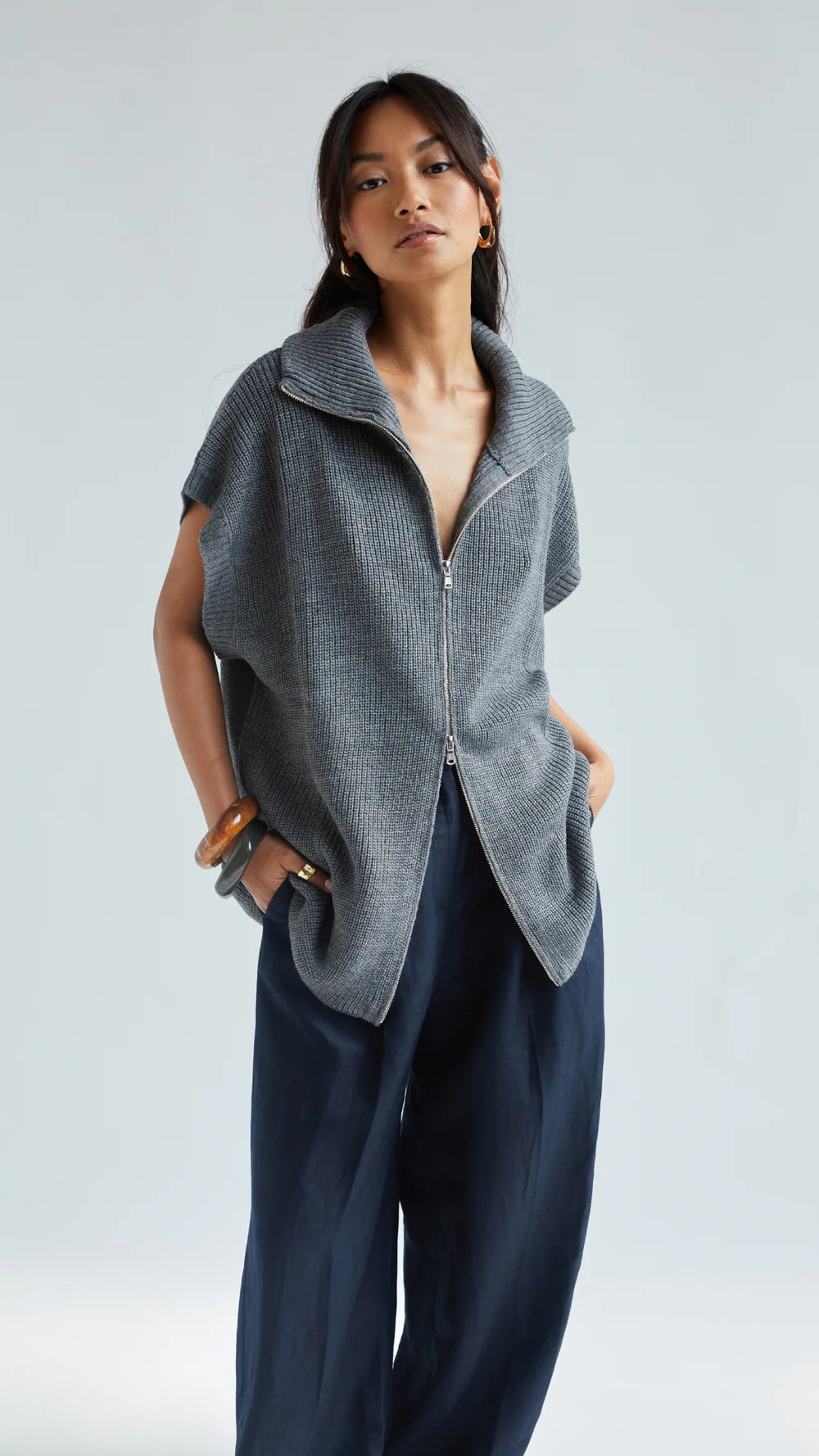Charli Millie Cardigan - Grey