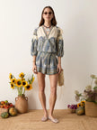 BOTEH Arcadia Paisley Shirred Waist Short