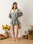 BOTEH Arcadia Paisley Shirred Waist Short