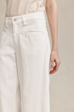 Marle Cross Stitch Jean - Blanc