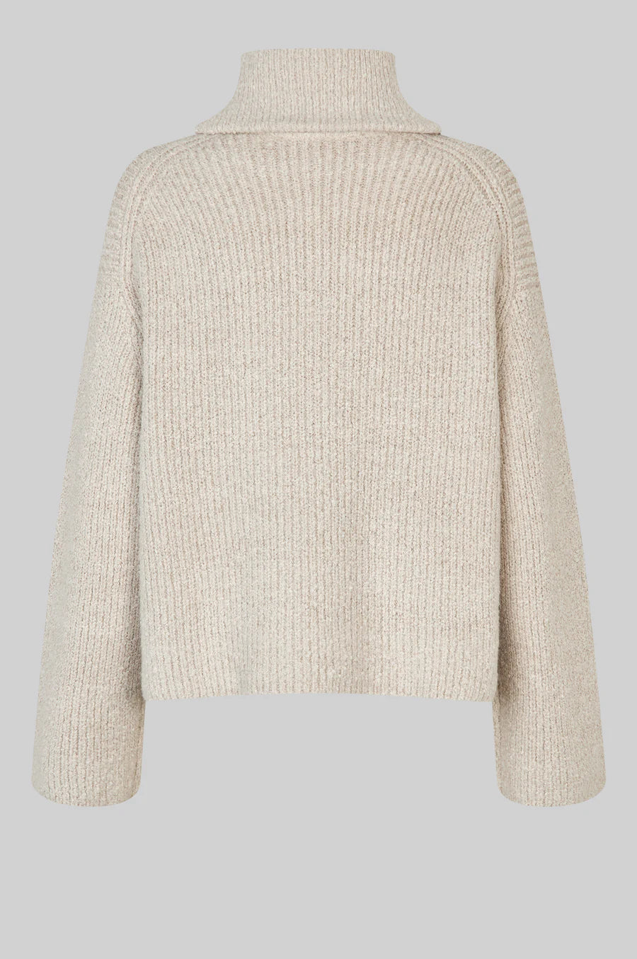 Second Female Gerda Zip Front Knit - Summer Sand