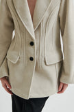 Second Female Mood Blazer - Beige Melange
