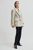 Second Female Mood Blazer - Beige Melange