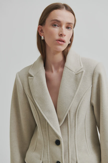 Second Female Mood Blazer - Beige Melange