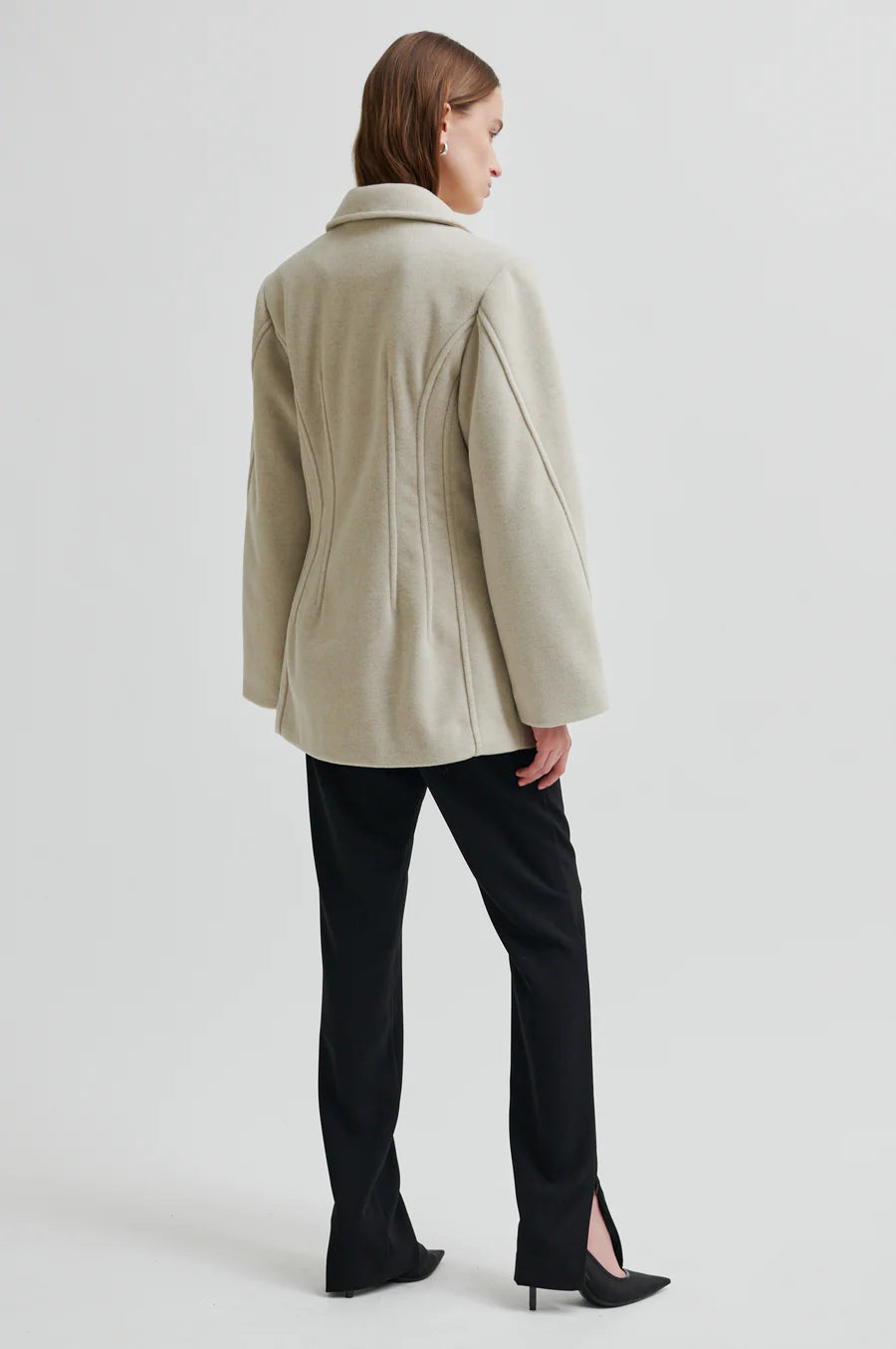 Second Female Mood Blazer - Beige Melange