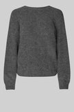 Second Female Flare Knit - Dark Grey Melange