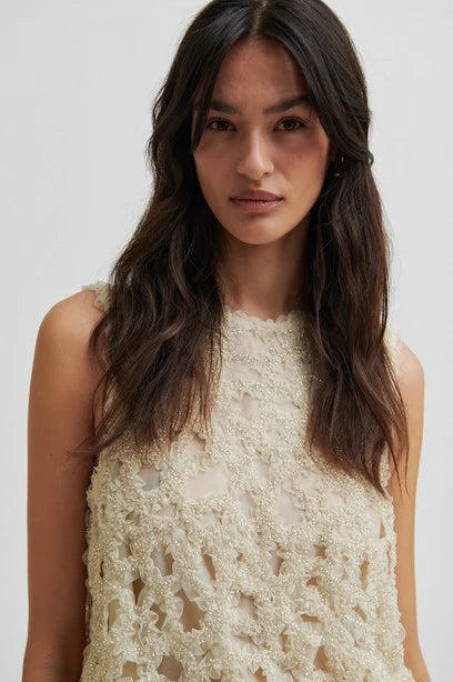 Second Female Glem Beaded Top