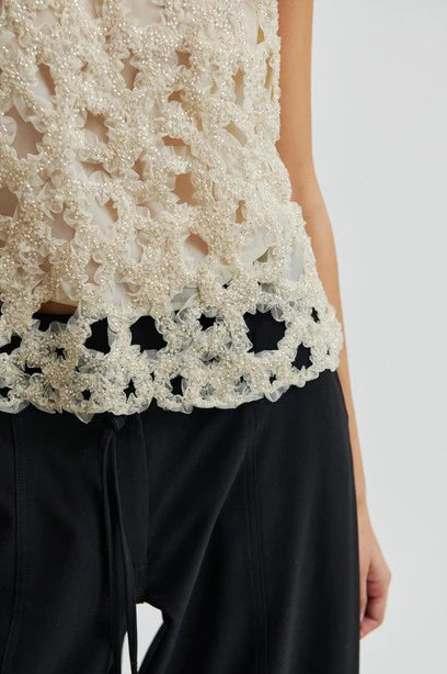 Second Female Glem Beaded Top
