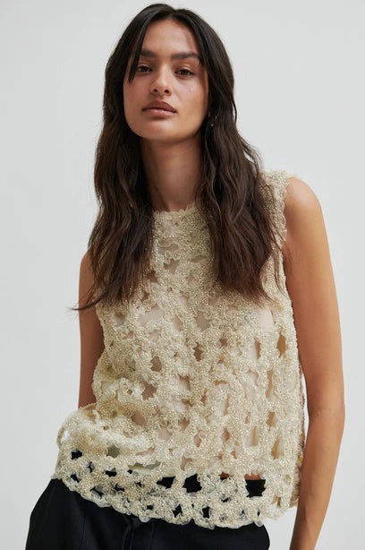 Second Female Glem Beaded Top